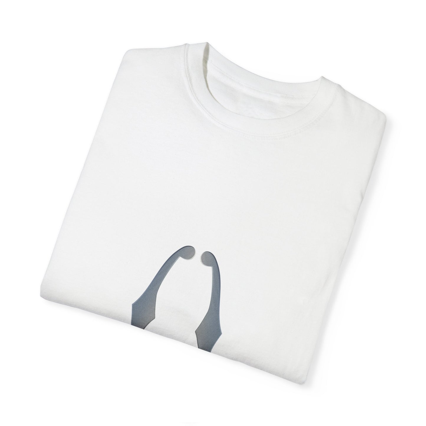 My Guitar, Minimalist Unisex Garment-Dyed T-Shirt - Modern Grey Design