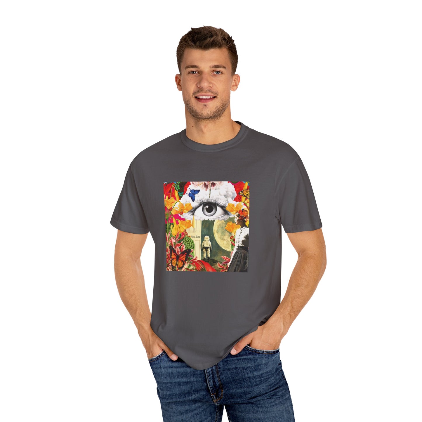 What comes next? Collage Unisex T-Shirt - Nature & Surrealism Inspired Art