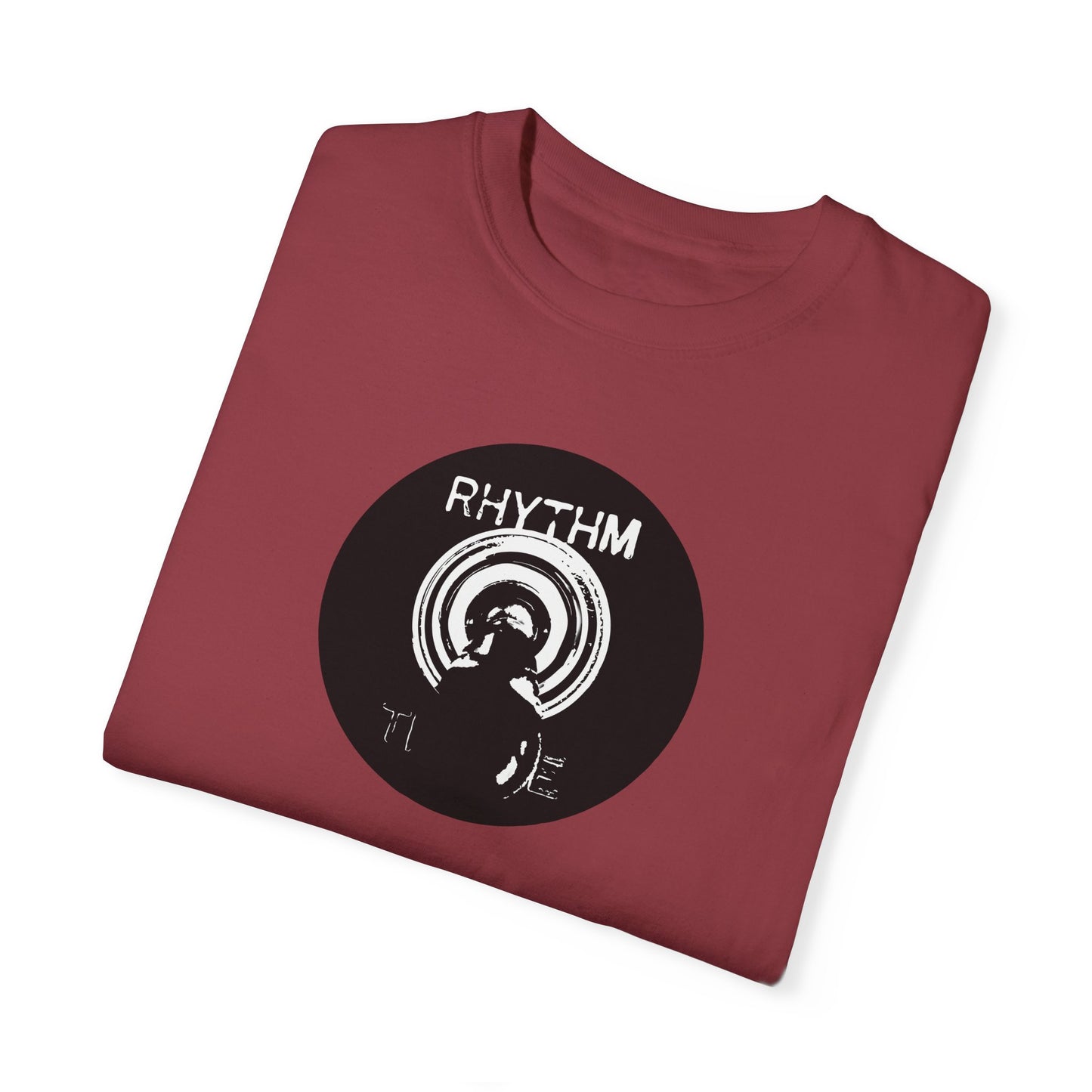 Rhythm Unisex Garment-Dyed T-Shirt | Relaxed, Music-Inspired Tee for Everyday Comfort