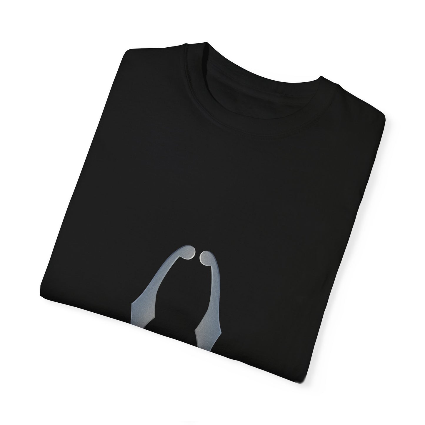 My Guitar, Minimalist Unisex Garment-Dyed T-Shirt - Modern Grey Design