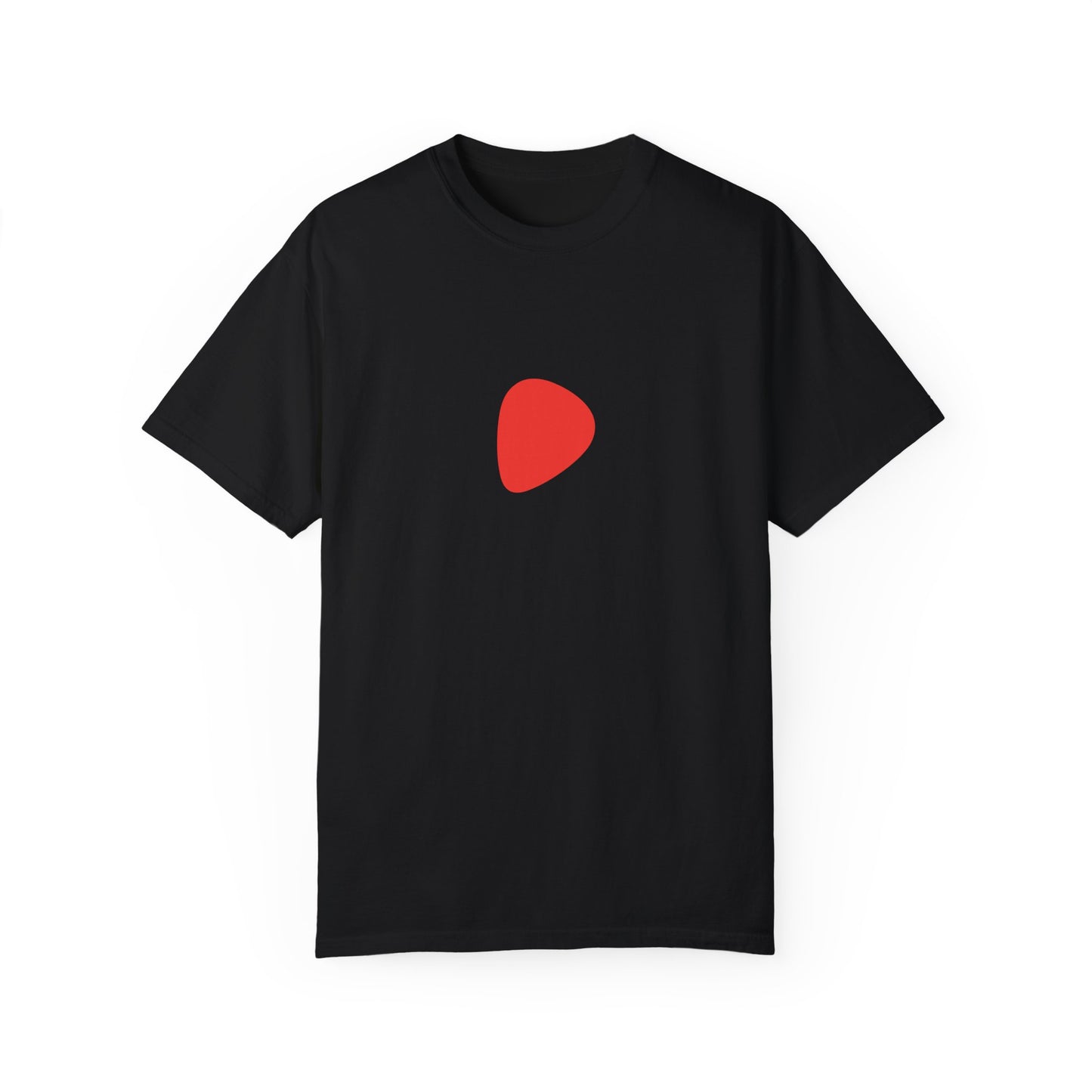 Splectrum Minimalist Red Graphic Unisex T-Shirt - Casual Style for Everyday Wear