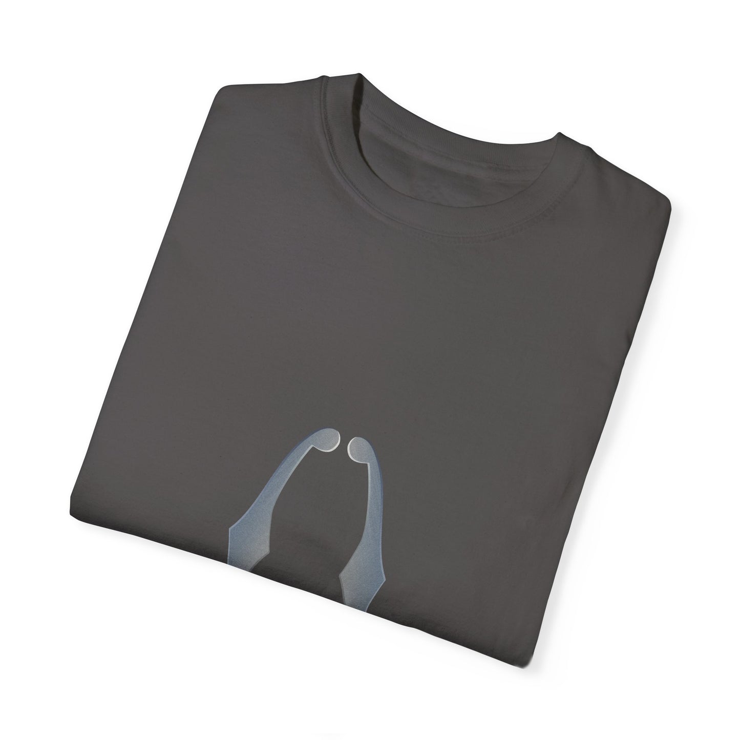 My Guitar, Minimalist Unisex Garment-Dyed T-Shirt - Modern Grey Design