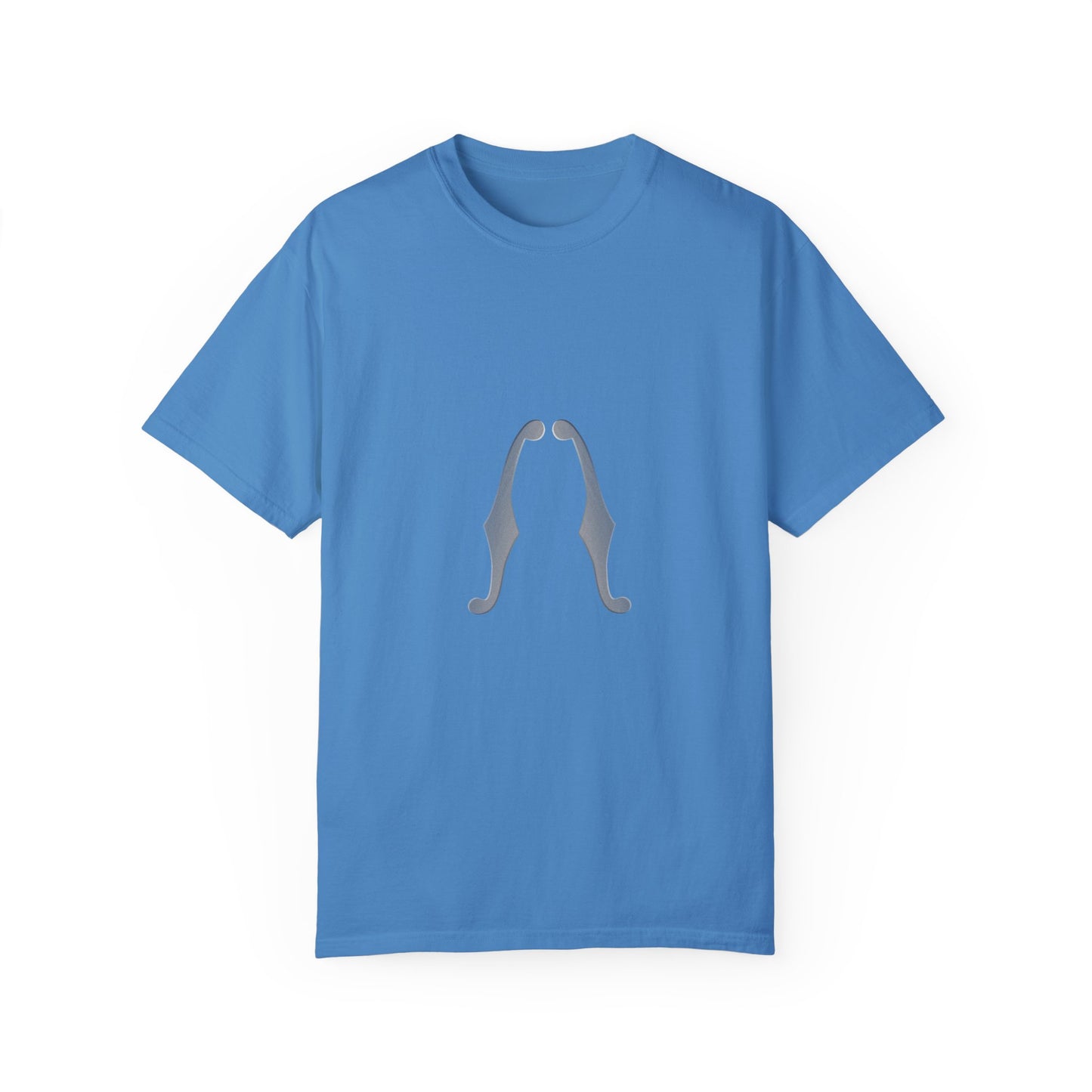 My Guitar, Minimalist Unisex Garment-Dyed T-Shirt - Modern Grey Design