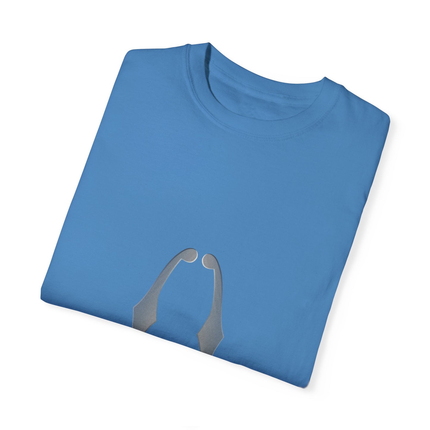 My Guitar, Minimalist Unisex Garment-Dyed T-Shirt - Modern Grey Design