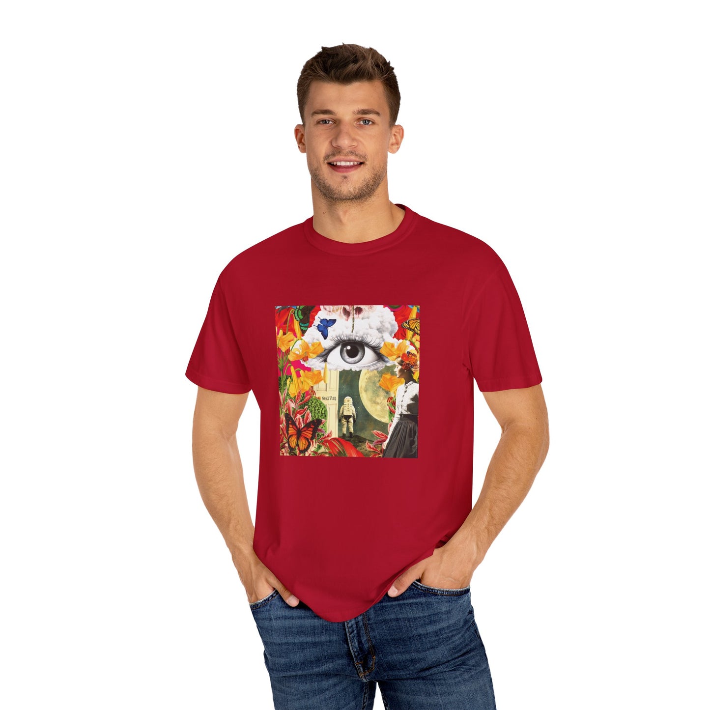 What comes next? Collage Unisex T-Shirt - Nature & Surrealism Inspired Art