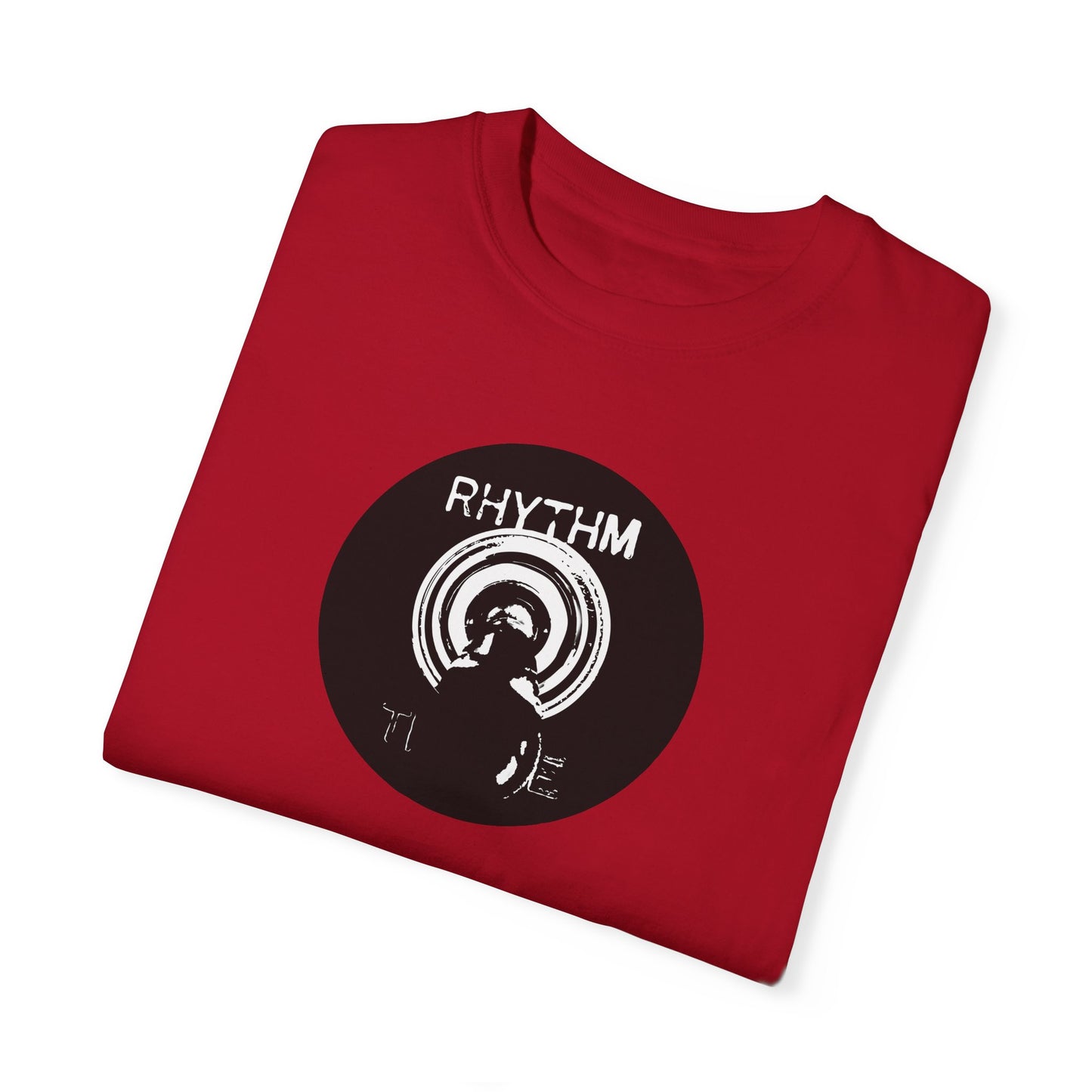 Rhythm Unisex Garment-Dyed T-Shirt | Relaxed, Music-Inspired Tee for Everyday Comfort
