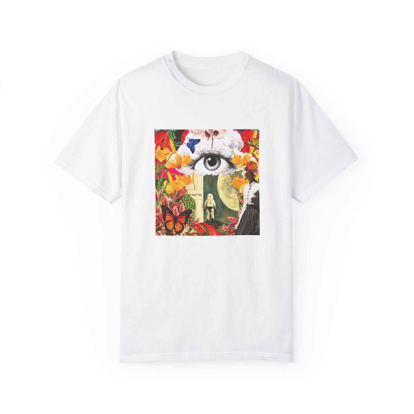 What comes next? Collage Unisex T-Shirt - Nature & Surrealism Inspired Art