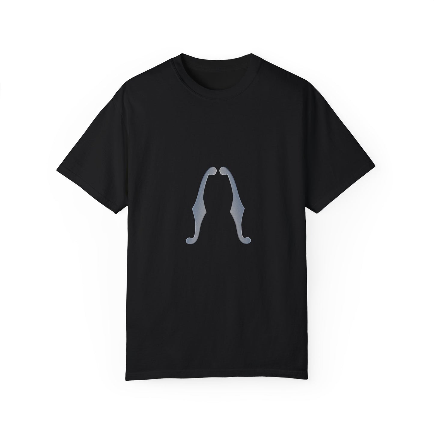 My Guitar, Minimalist Unisex Garment-Dyed T-Shirt - Modern Grey Design