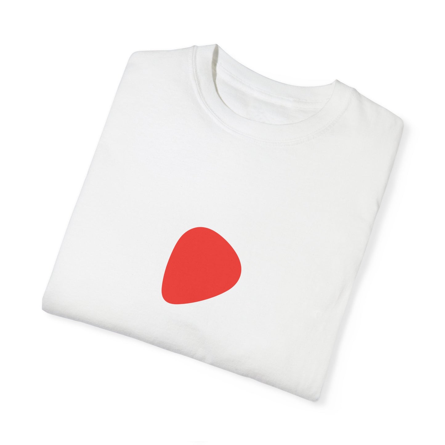 Splectrum Minimalist Red Graphic Unisex T-Shirt - Casual Style for Everyday Wear
