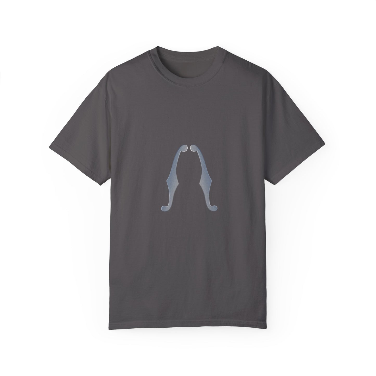 My Guitar, Minimalist Unisex Garment-Dyed T-Shirt - Modern Grey Design