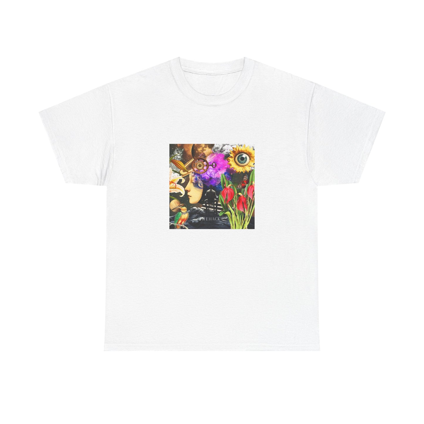 Life Hack Unisex Heavy Cotton Tee - Vibrant Nature Design