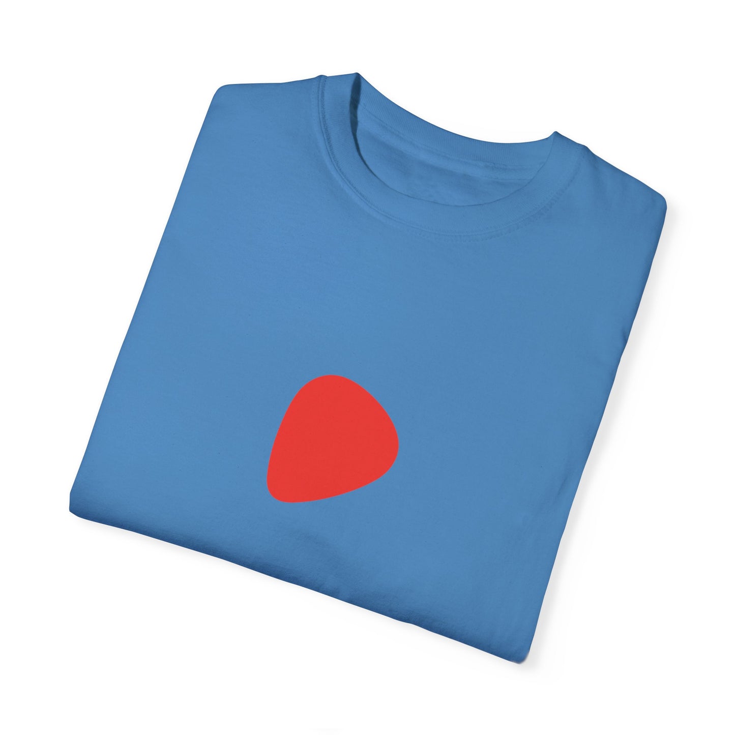 Splectrum Minimalist Red Graphic Unisex T-Shirt - Casual Style for Everyday Wear