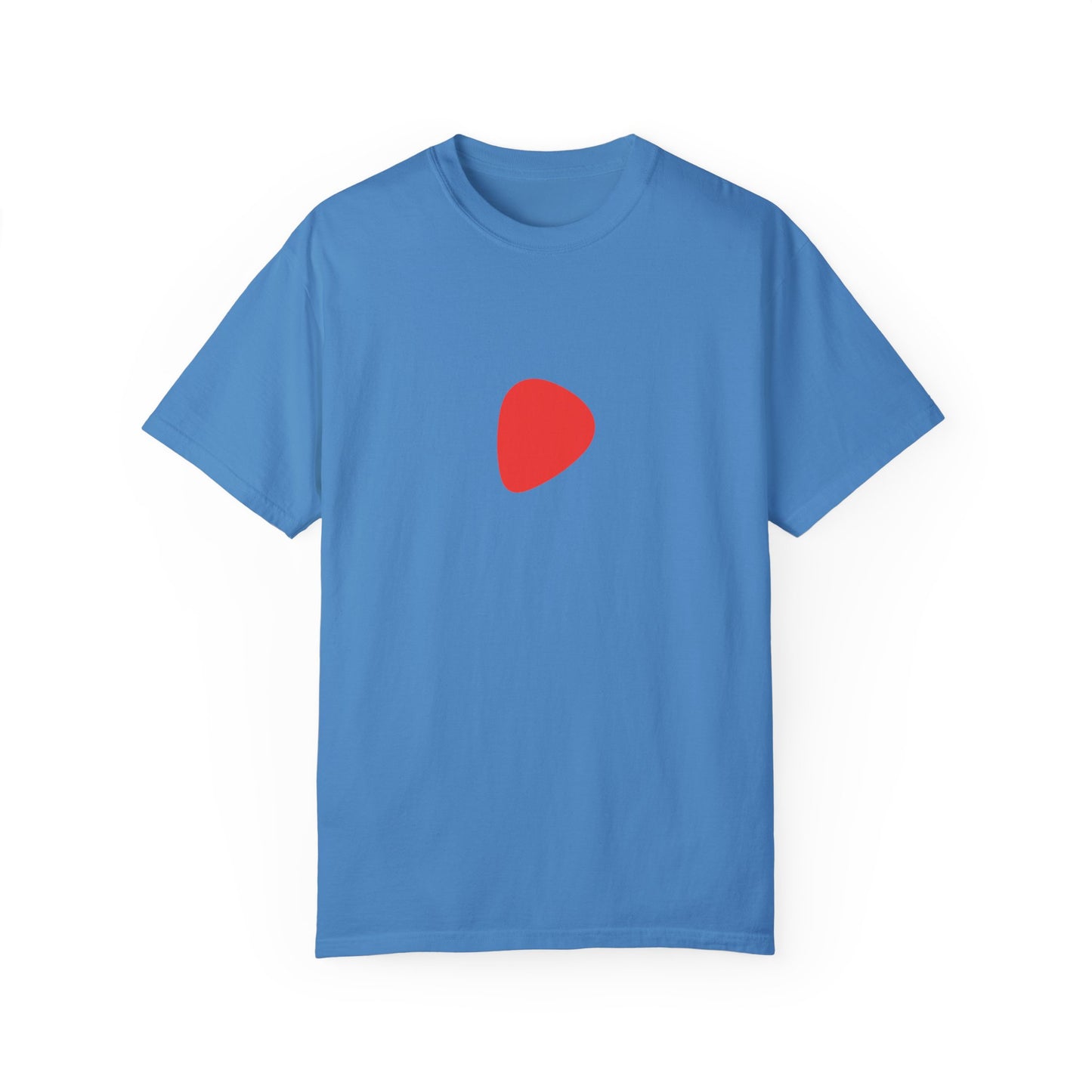 Splectrum Minimalist Red Graphic Unisex T-Shirt - Casual Style for Everyday Wear