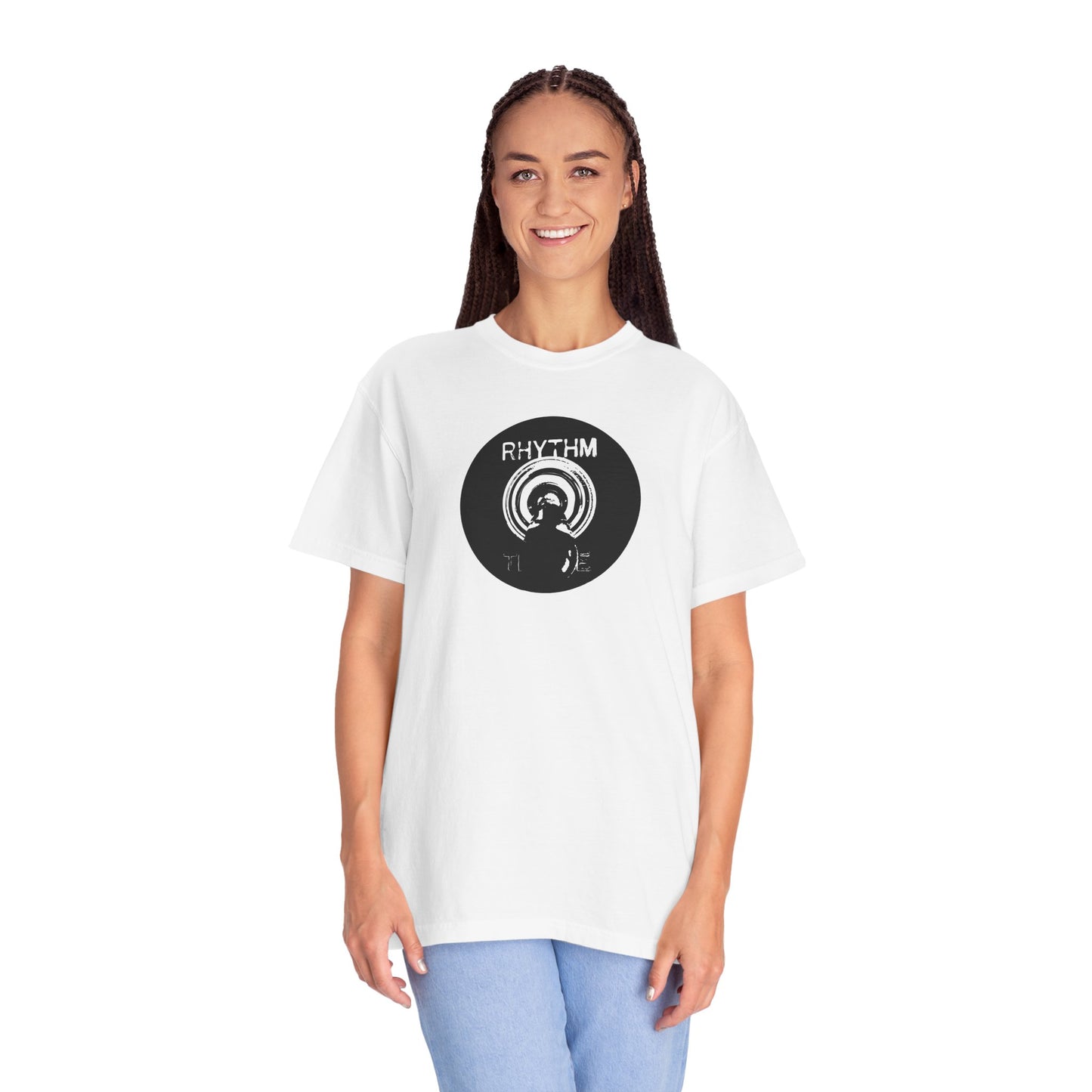 Rhythm Unisex Garment-Dyed T-Shirt | Relaxed, Music-Inspired Tee for Everyday Comfort