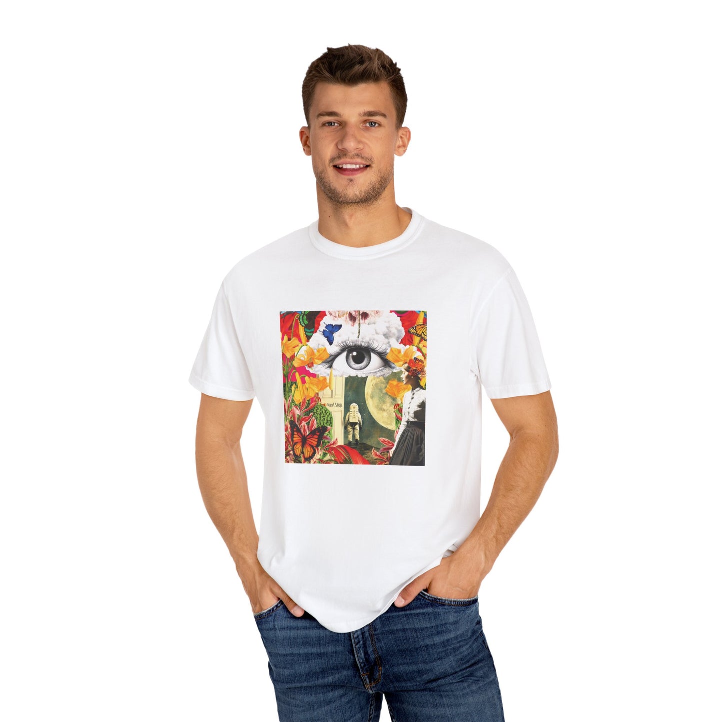 What comes next? Collage Unisex T-Shirt - Nature & Surrealism Inspired Art