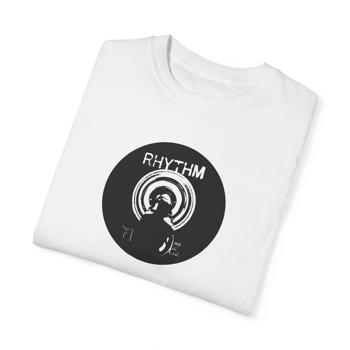Rhythm Unisex Garment-Dyed T-Shirt | Relaxed, Music-Inspired Tee for Everyday Comfort