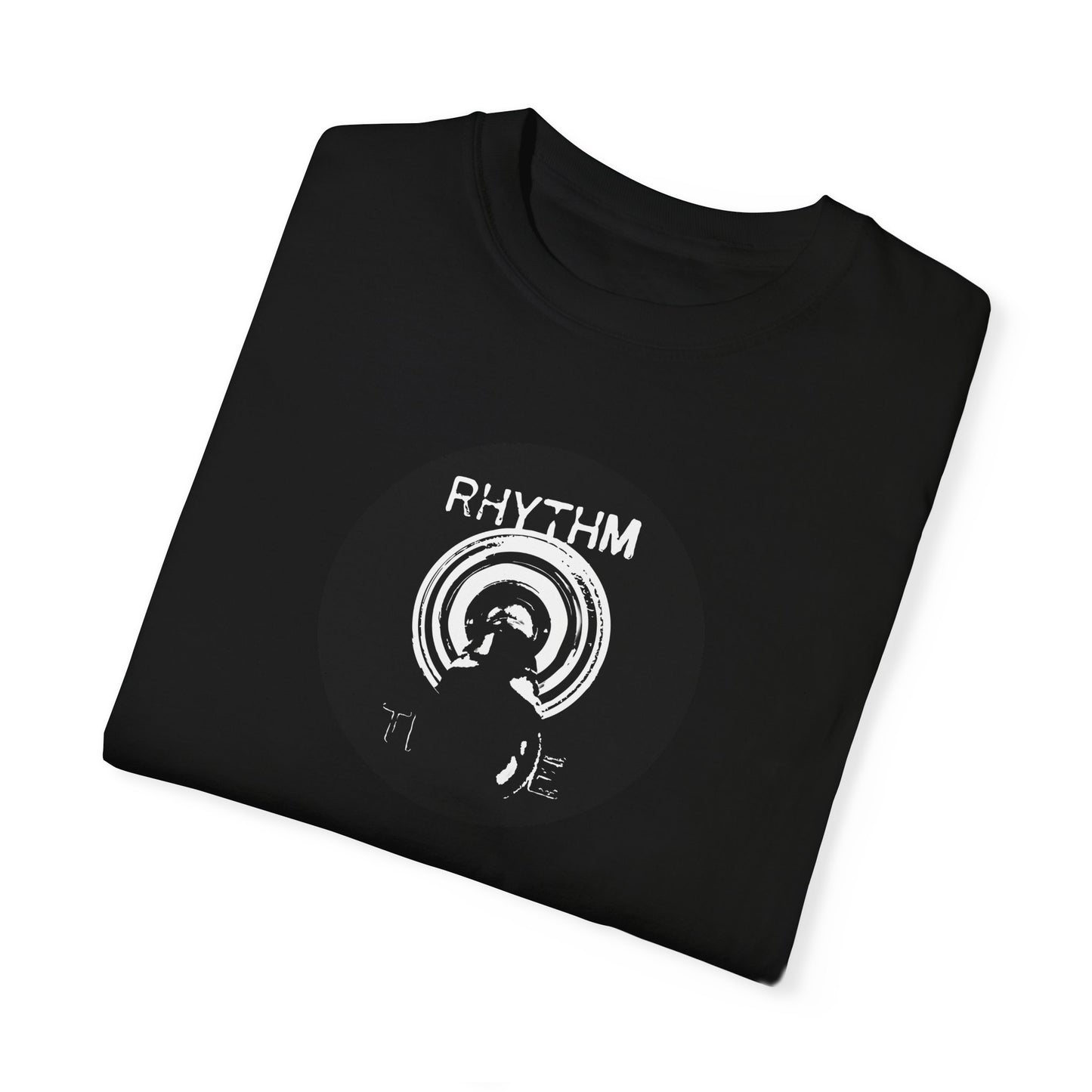 Rhythm Unisex Garment-Dyed T-Shirt | Relaxed, Music-Inspired Tee for Everyday Comfort