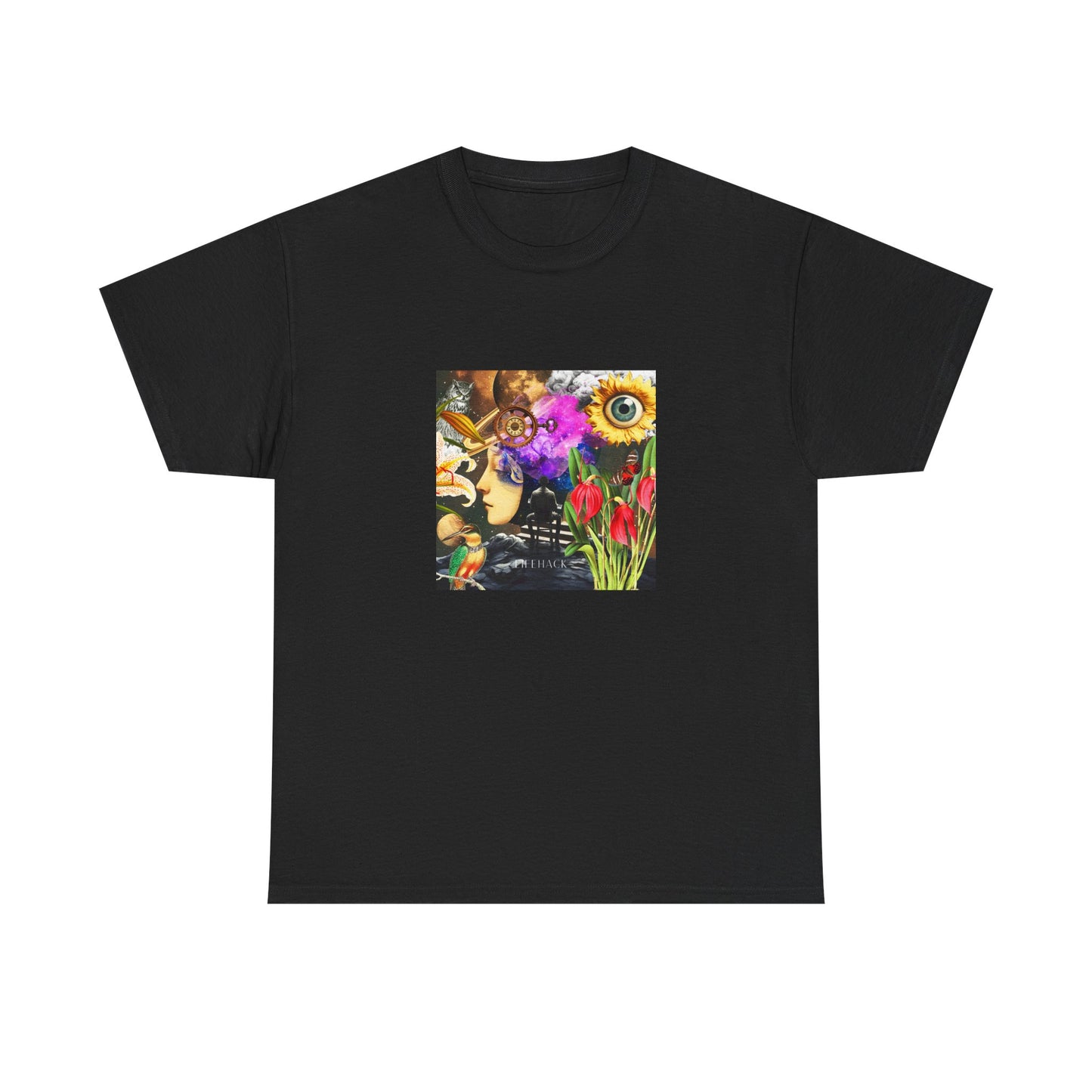 Life Hack Unisex Heavy Cotton Tee - Vibrant Nature Design 