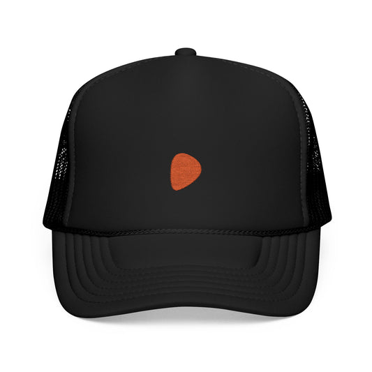 My Gitar Pick  Stylish Foam Hat for musicions with Embroidered Gitar Pick Accent
