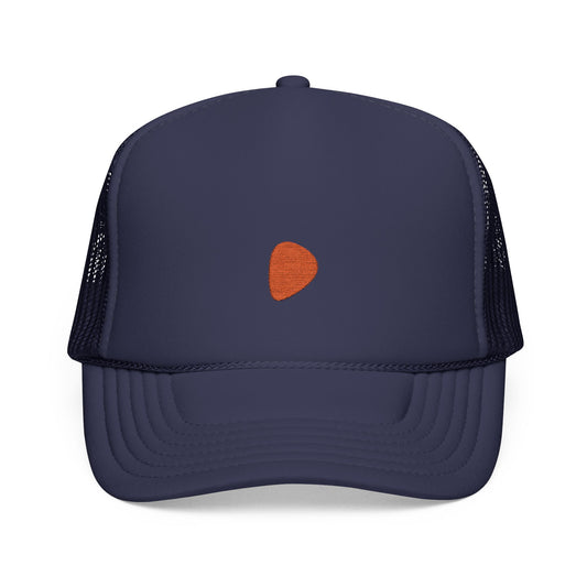 My Gitar Pick  Stylish Foam Hat for musicions with Embroidered Gitar Pick Accent